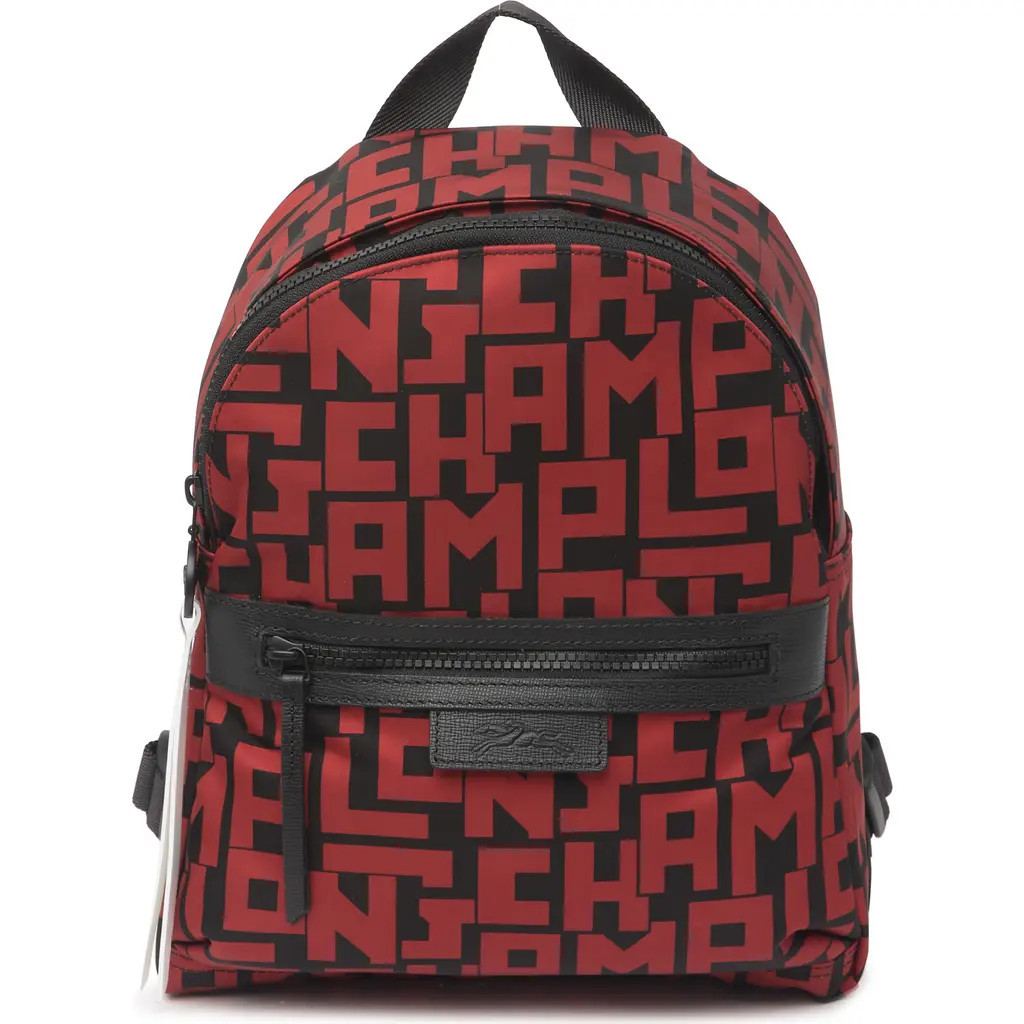 Longchamp Le Pilage Small Backpack in Blk/brick at Nordstrom Rack | Nordstrom Rack