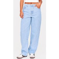 PrettyLittleThingLight Blue Wash High Waist Boyfriend Jeans | PrettyLittleThing US