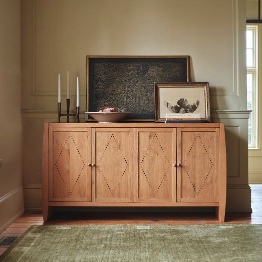 Pierce & Ward Perforated Buffet (60"–80") | West Elm (US)