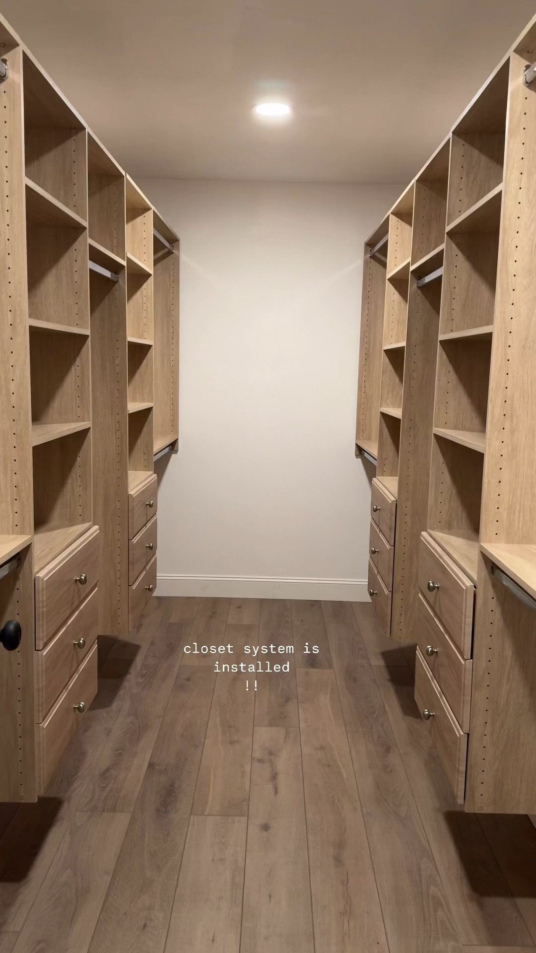 Our closet system is installed! It is amazing quality for not being custom! We ordered two! In the color honey blonde!

Closet organizationn

#LTKHome #LTKSaleAlert #LTKMidsize