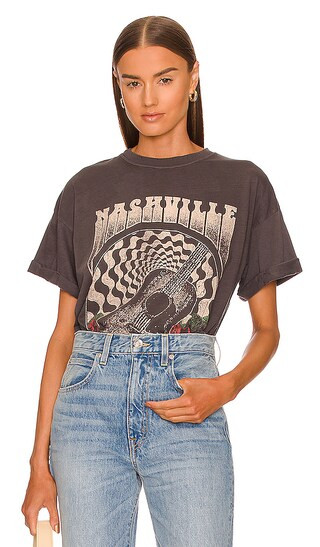 Nashville Tee in Vintage Black | Revolve Clothing (Global)