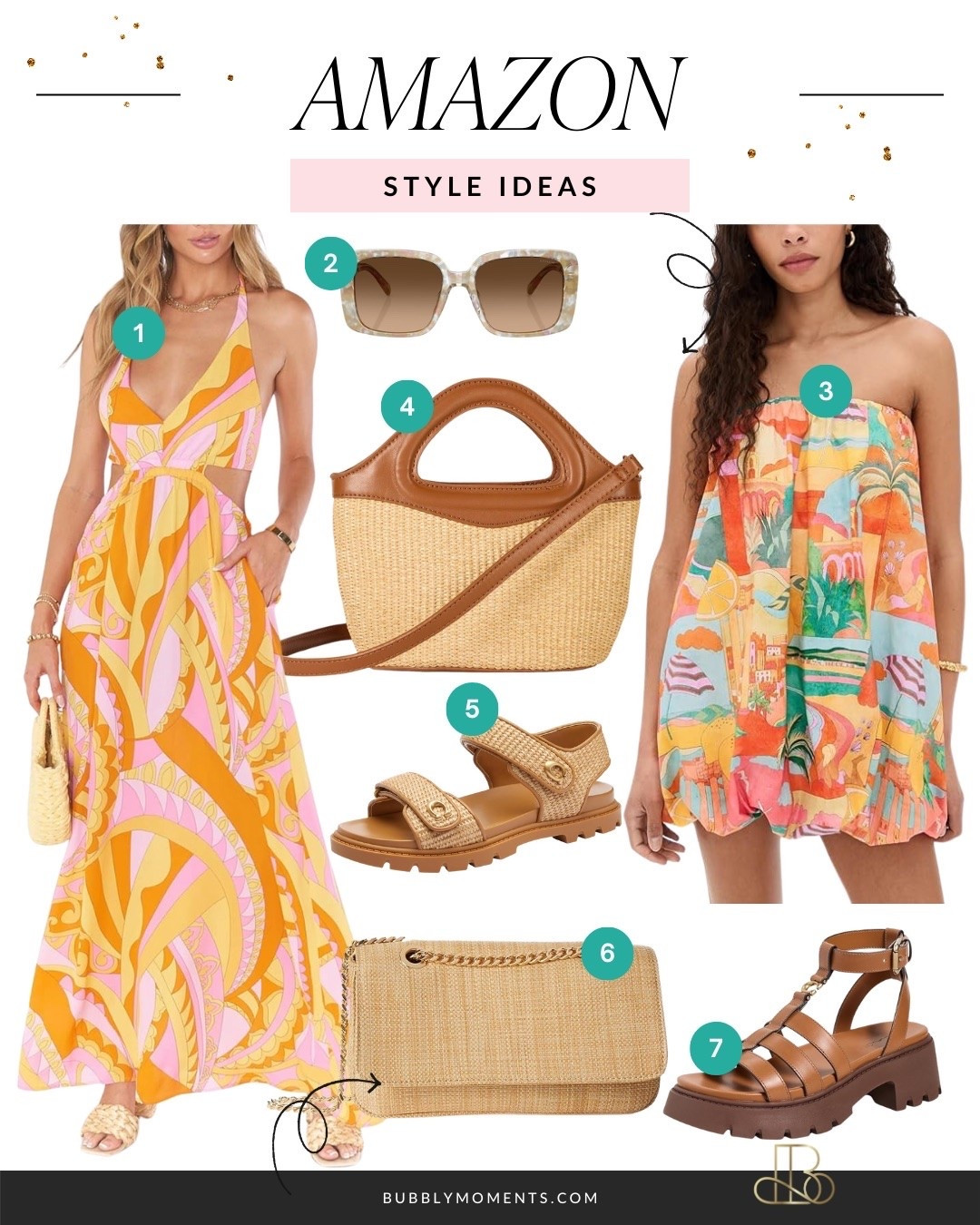 Vacation wardrobe energy >>> 🌴☀️ Obsessed with all the colorful resort-inspired looks, beachy accessories, woven bags, chic sandals, and effortless summer styles that instantly make every outfit feel elevated. These looks are perfect for tropical vacations, cruises, beach dinners, brunch dates, poolside lounging, summer getaways, and sunny weekend plans. Loving the mix of bold prints, relaxed glam, and expensive-looking details without the designer price tag ✨ Saving all of these for upcoming trips because they’re giving classy coastal, euro summer, and resort chic vibes in the best way 🤍🌊🍊 #LTKStyle #LTKTravel #LTKVacation #AmazonFashion #ResortWear #VacationOutfits #BeachVacation #SummerStyle #TropicalStyle #CoastalGrandmother #EuroSummer #BeachOutfit #VacationStyle #ResortFashion #ColorfulStyle #BrunchOutfit #PoolsideStyle #IslandStyle #FashionInspo #AmazonFinds #DesignerInspired #AffordableFashion #SummerFashion #StyleIdeas #OOTD #BeachyStyle #TravelOutfits #TrendingFashion #ChicStyle #WeekendGetaway #CruiseOutfits #VacationWardrobe #SummerTrends #FashionFinds #LTKunder50

#LTKootd #LTKgrwm #LTKdayinmylife