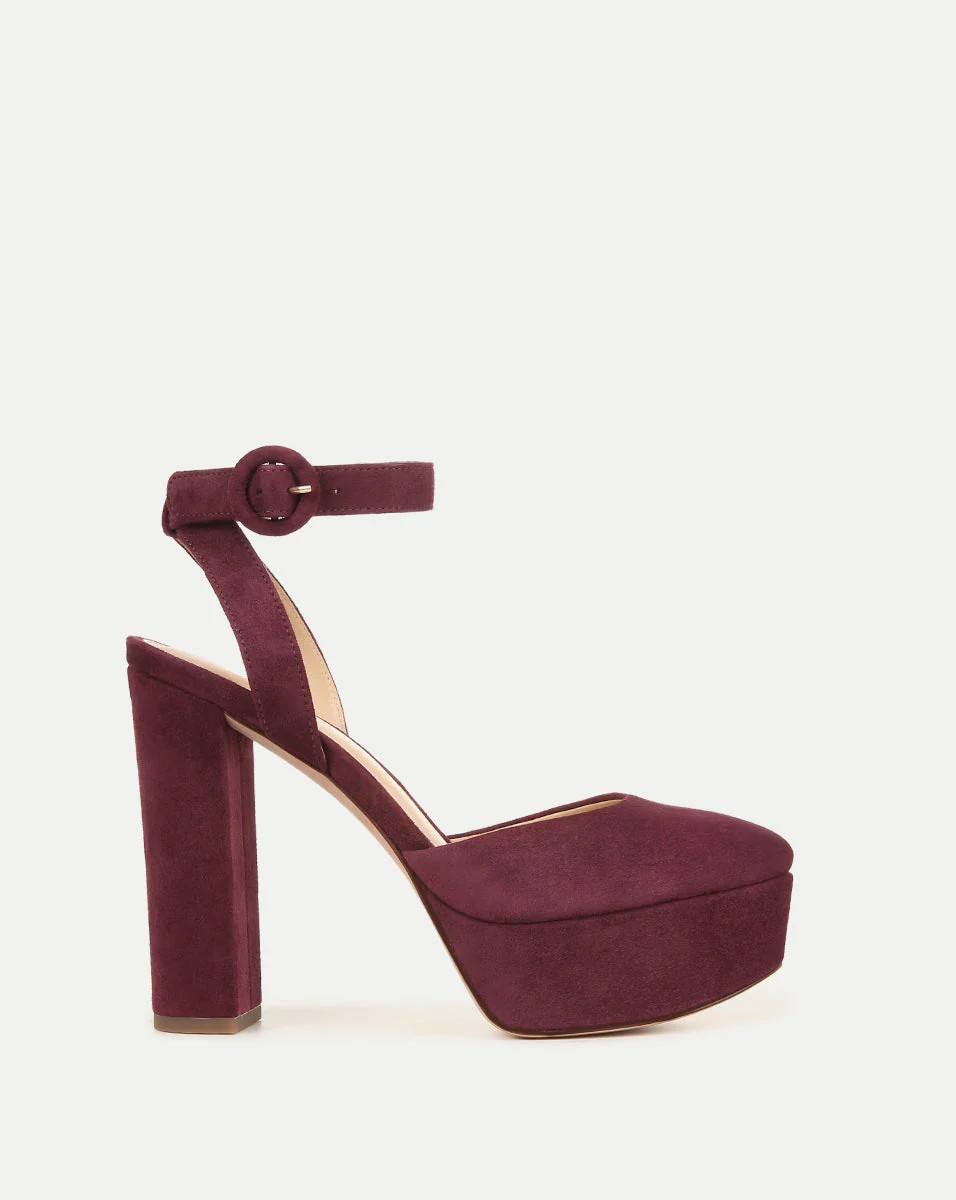 Magda Suede Platform Heel | Veronica Beard