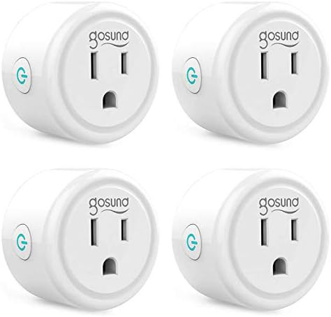 Smart plug, Gosund Mini Wifi Outlet Works with Alexa, Google Home, No Hub Required, Remote Contro... | Amazon (US)