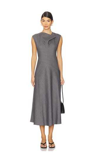 Kole Dress in Heather Grey | Revolve Clothing (Global)