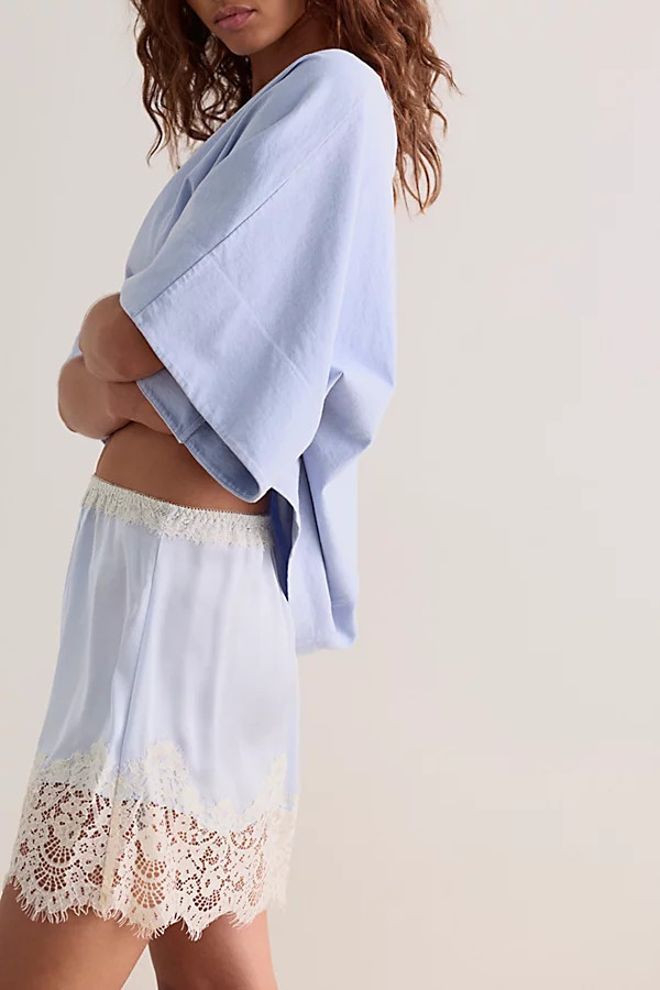 Meet Me In The Middle Mini Slip Skirt | Free People (Global - UK&FR Excluded)