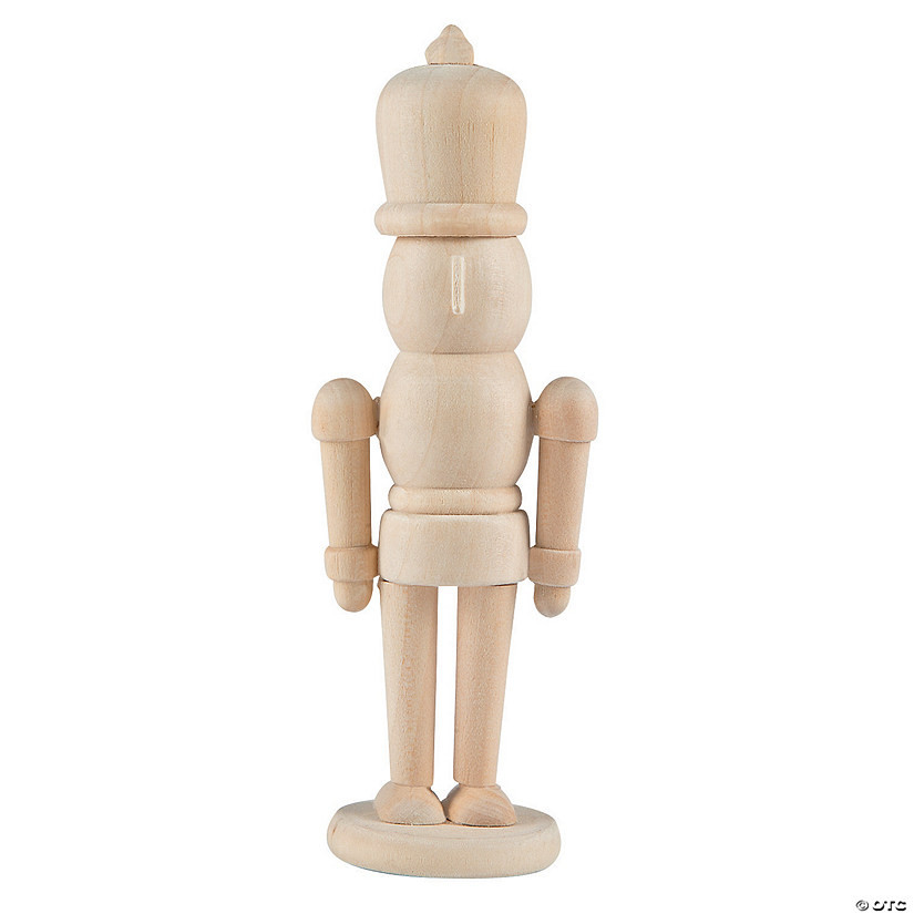 DIY 3D Unfinished Wood Nutcracker Christmas Ornaments - 12 Pc. | Oriental Trading Company
