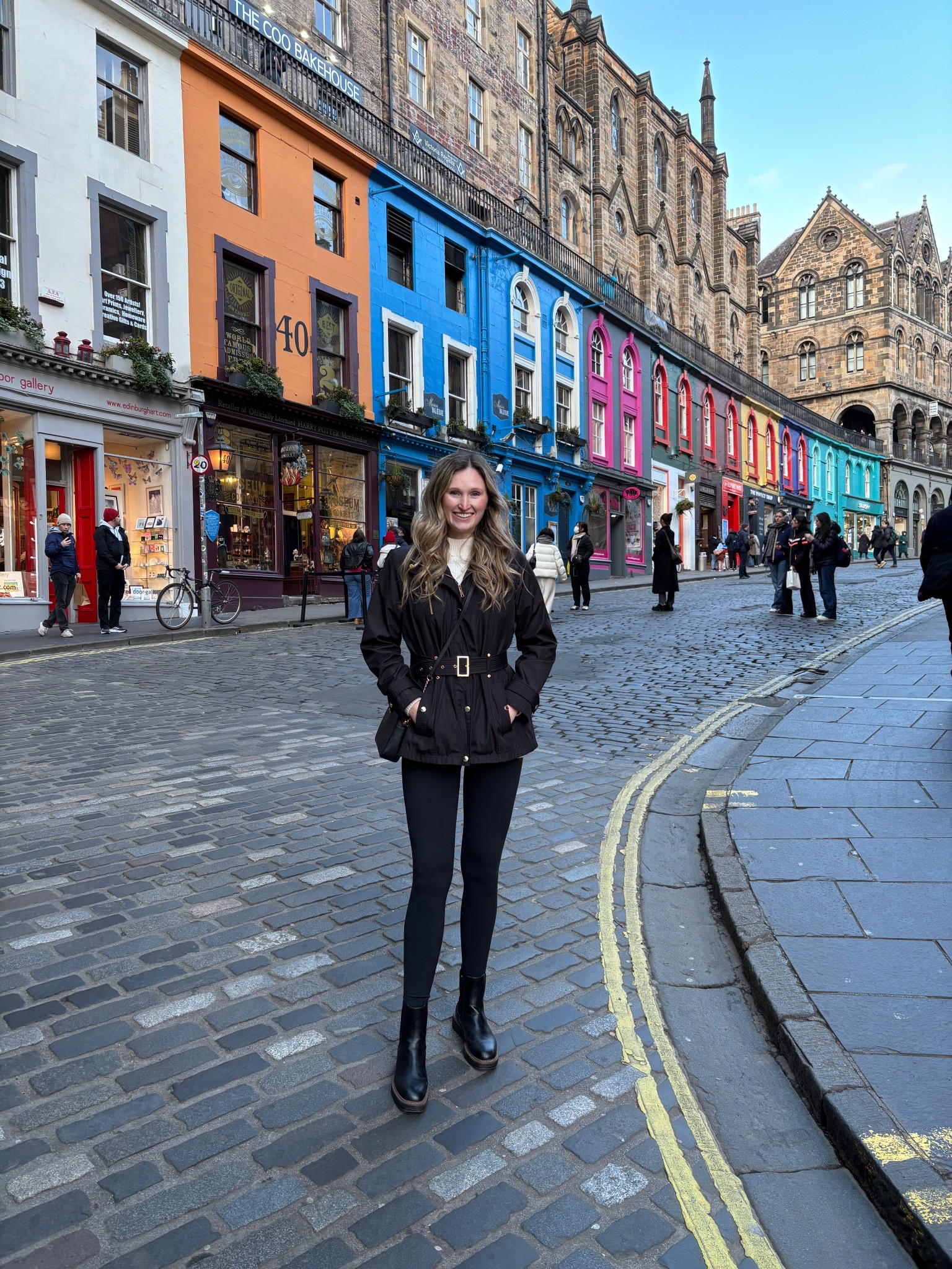 Comfortable Scotland sightseeing outfit. Edinburgh spring outfit idea. Affordable tall girl vacation outfit. Black Chelsea boots, black leggings, rain jacket with belt. Rain jacket is old, but linked similar 

#LTKSpringSale #LTKTravel #LTKSeasonal