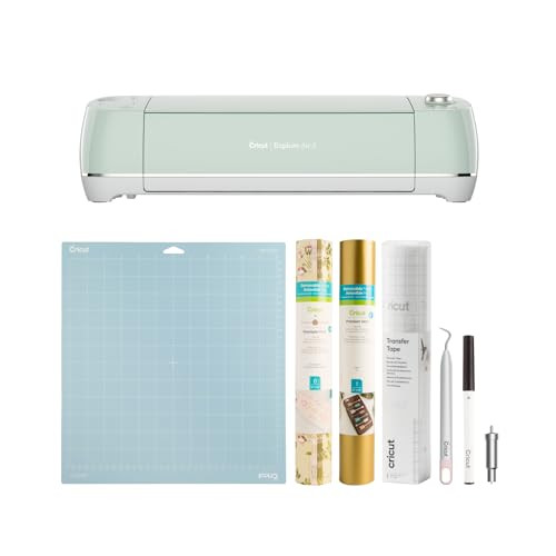 Cricut Explore Air 2 Cutting Machine (Mint) | Vinyl Starter Kit | Amazon (US)