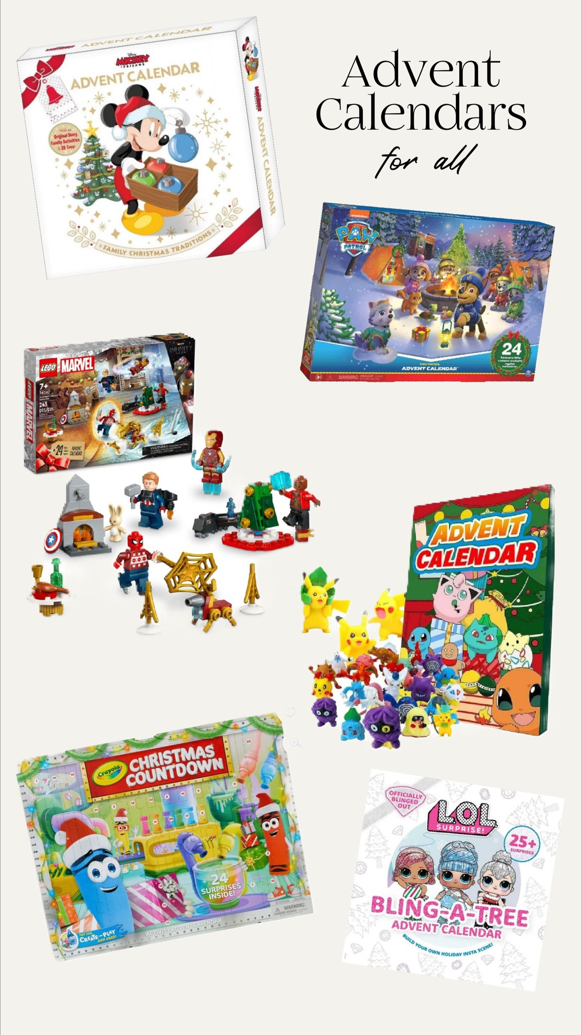 Advent calendars for all! #adventcalendars

#LTKfindsunder50 #LTKSeasonal #LTKHoliday