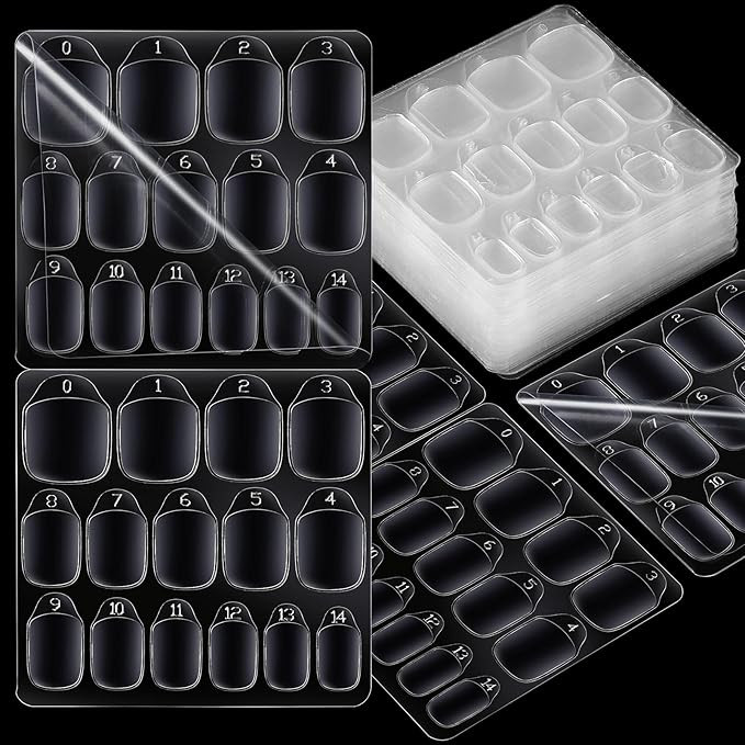 Teenitor 600pcs Press on Nail Adhesive Tabs, 15 Sizes of Nail Stickers for Press on, Press on Nai... | Amazon (US)