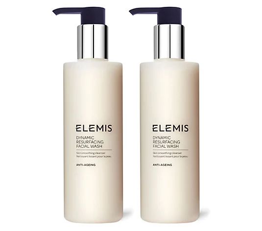 ELEMIS Dynamic Resurfacing Facial Wash Duo - QVC.com | QVC
