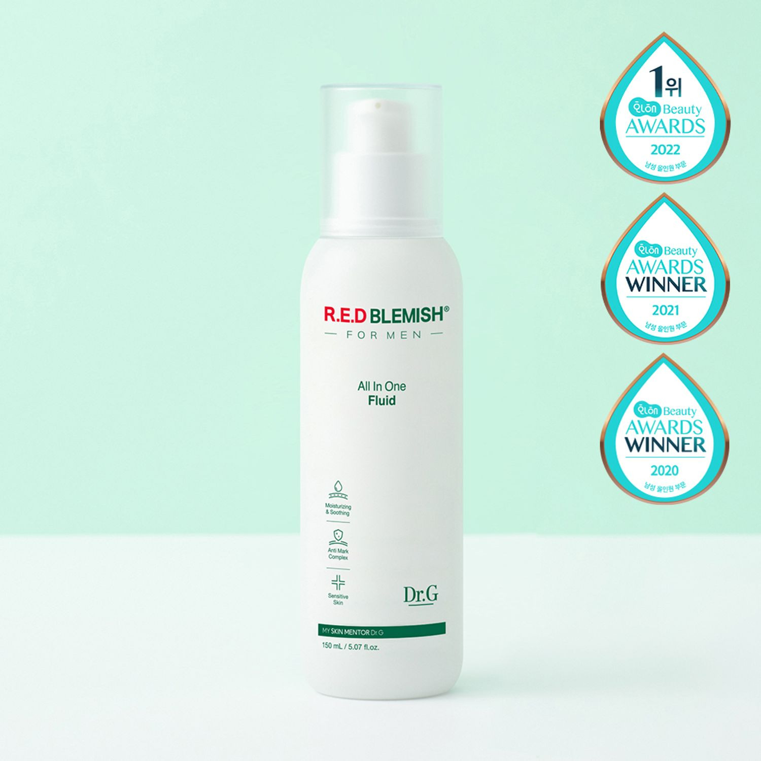 Dr.G Red Blemish For Men All-In-One Fluid 150mL Special Set (+Free Gift 30mL) | OLIVE YOUNG Globa... | Olive Young Global