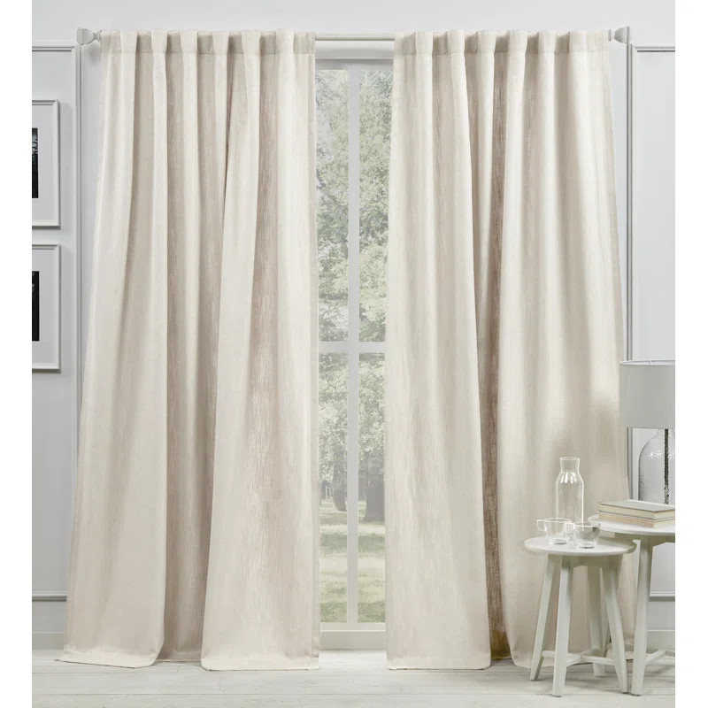 Lauren Ralph Lauren Vienna Light Filtering with Lining Back Tab/Rod Pocket Curtain Panel | Wayfair North America