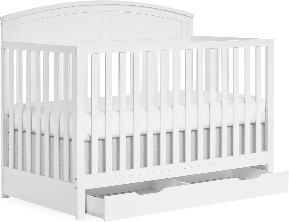 Storybrooke 5 in 1 Convertible Crib with Under Drawer | Amazon (US)