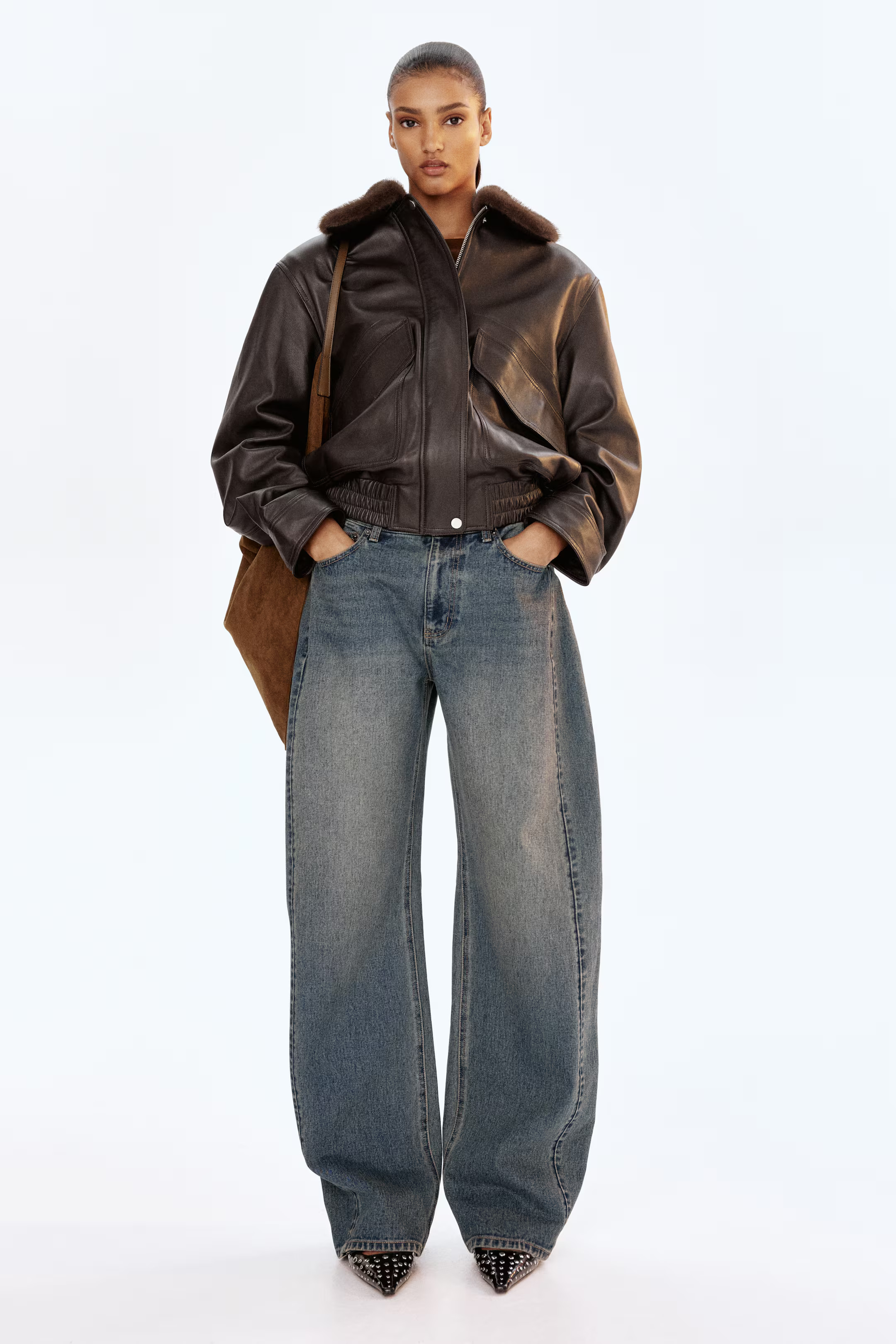 Barrel-Leg Jeans | H&M (US + CA)