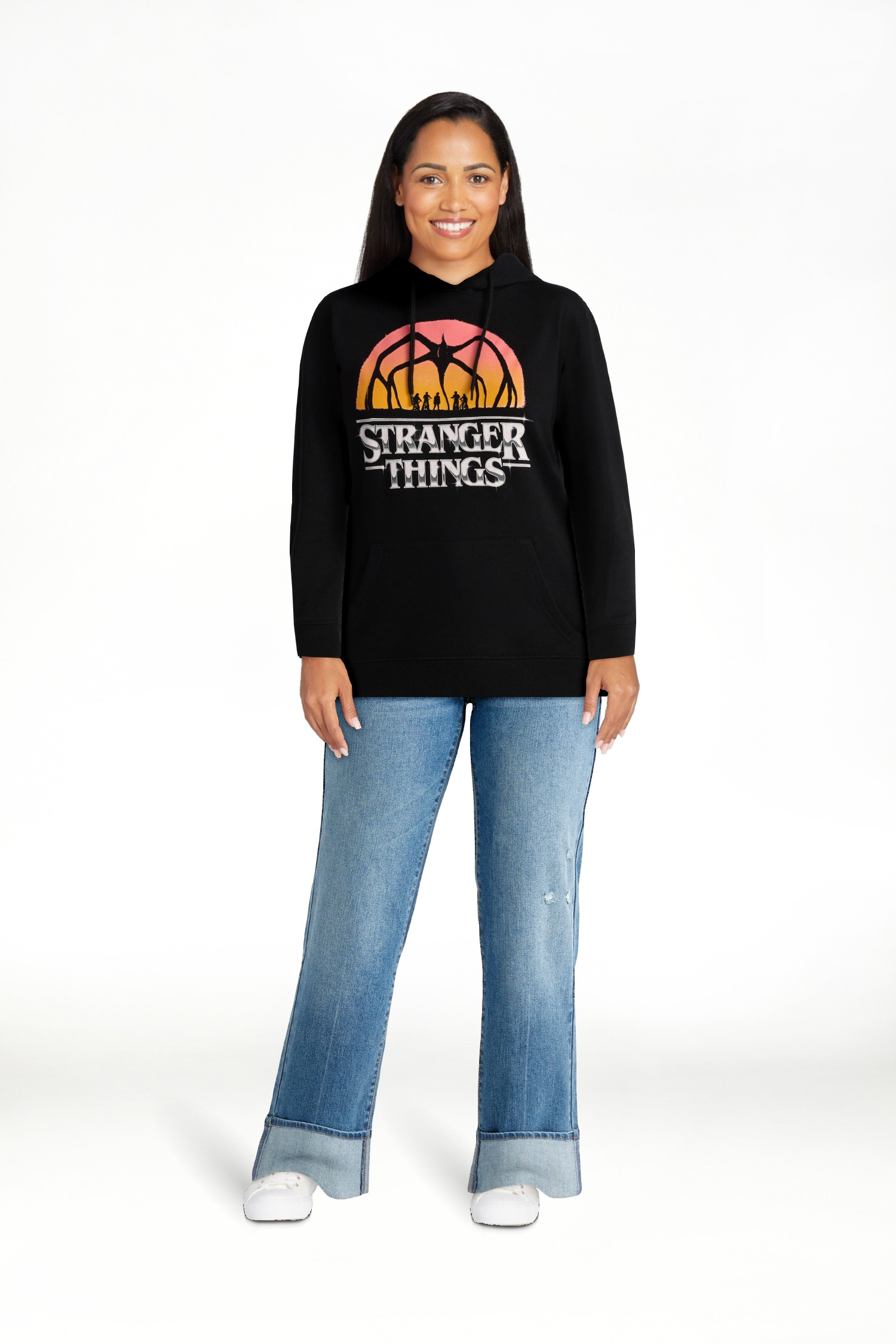 Netflix Stranger Things Graphic Hoodie, Women's and Women's Plus | Walmart (US)