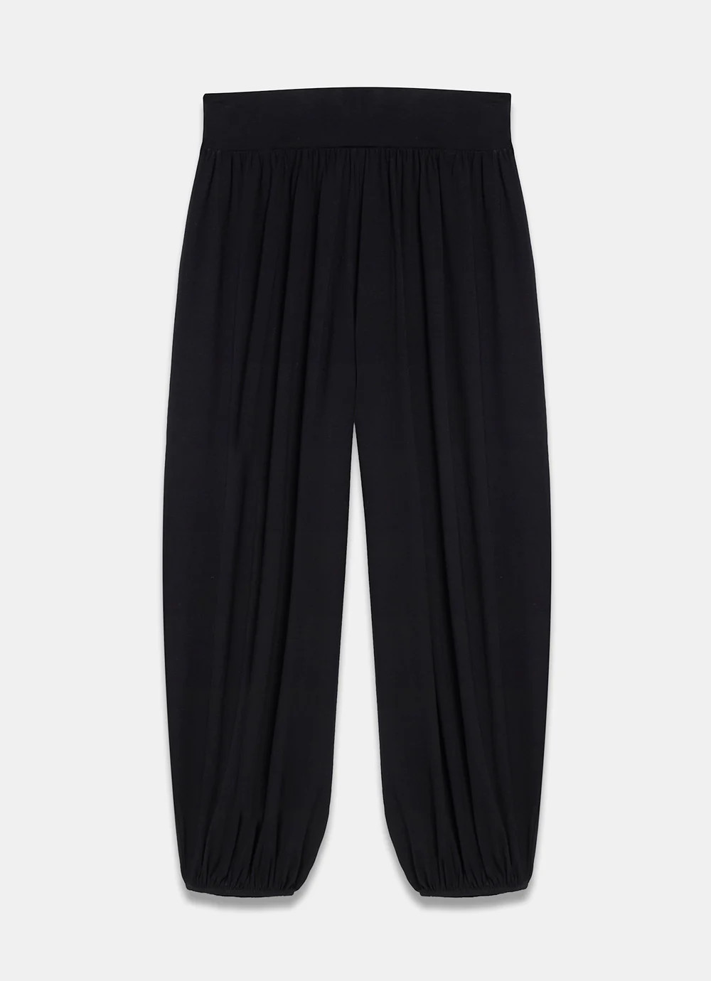 Black Jersey Balloon Trousers | Mint Velvet