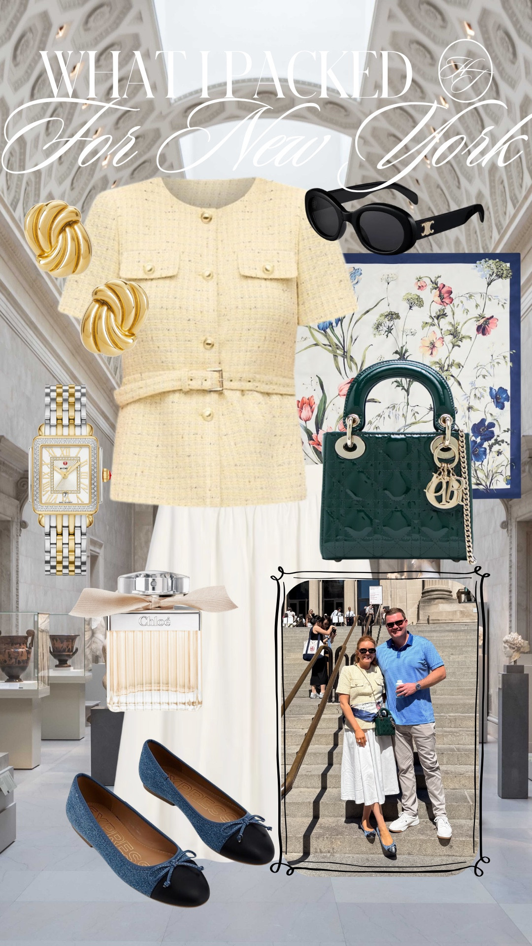 An elevated daytime look for exploring museums and walking around the Upper East Side ✨ This tweed top instantly dresses up a simple white skirt while still feeling comfortable enough for a full day in the city. I always pack neutral pieces that can rewear multiple ways, which makes packing lighter and styling easier during trips. #LTKTravel #MuseumStyle #ClassicFashion #NYCOutfits #ElegantStyle

#LTKTravel #LTKootd #LTKmomlife
