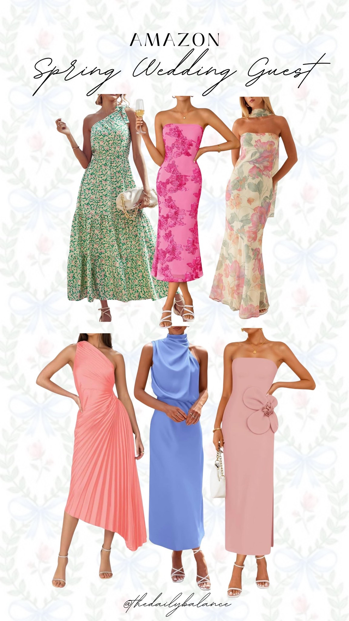 Amazon spring wedding guest dress picks! 

#LTKSpringSale #LTKBump #LTKWedding