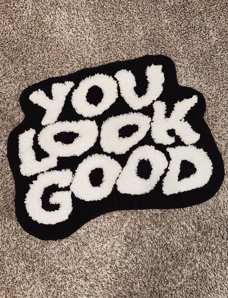 the most perfect positive affirmation & everyday reminder that you look good in rug form 🖤✔️

home decor, neutral home decor, rug, fall 

#LTKSale 

#LTKhome #LTKstyletip