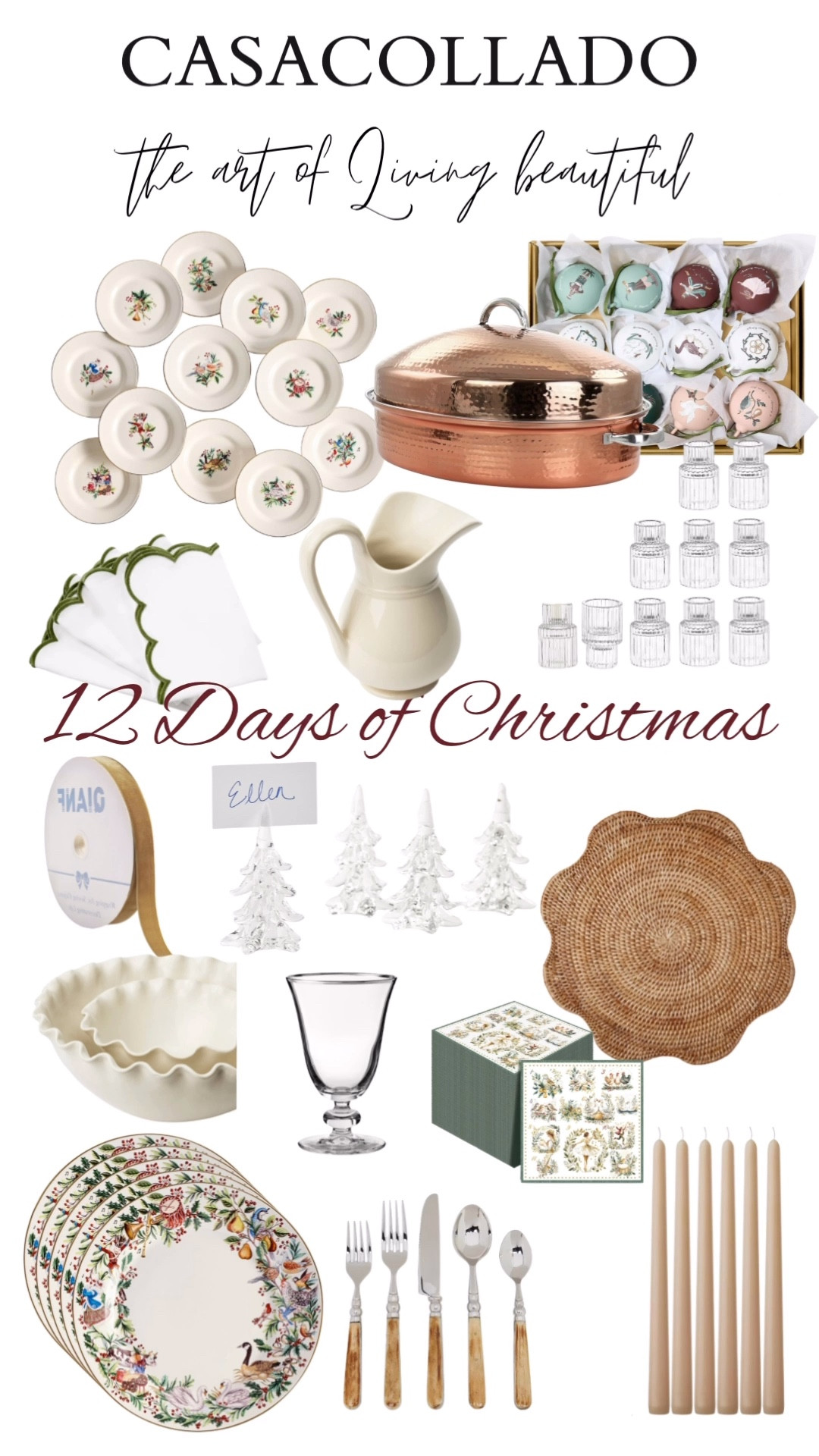 The 12 Days of Christmas… but make it table decor. 🎄✨
Shop everything on LTK!


#LTKHome #LTKSeasonal #LTKHoliday