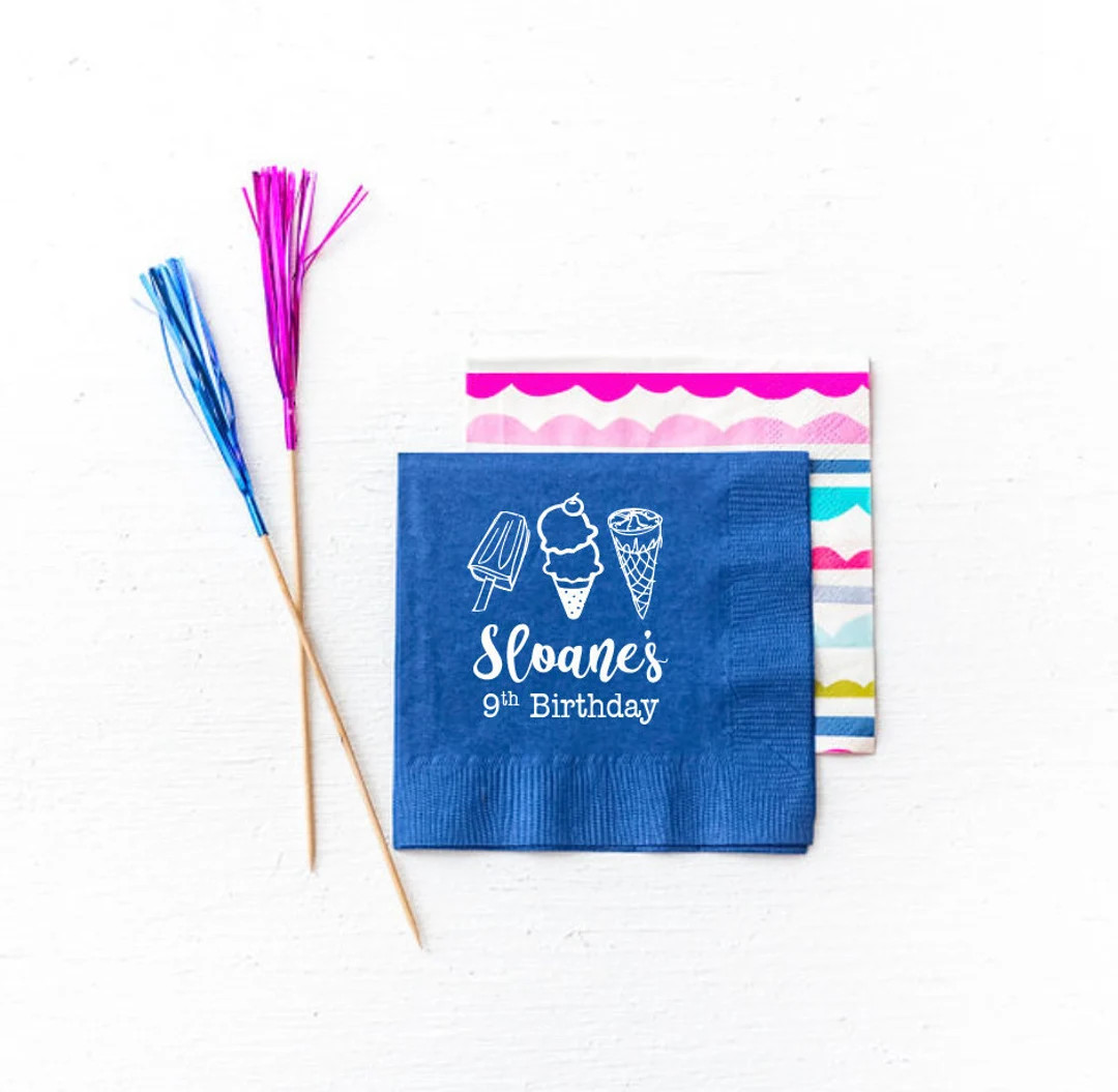 Ice cream birthday, Ice cream party, Ice cream party favor, Ice cream party decor, Ice cream birt... | Etsy (US)