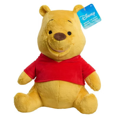 Disney Signature Collection Pooh Plush: Character Bear Stuffed Animal, Polyester Material | Target