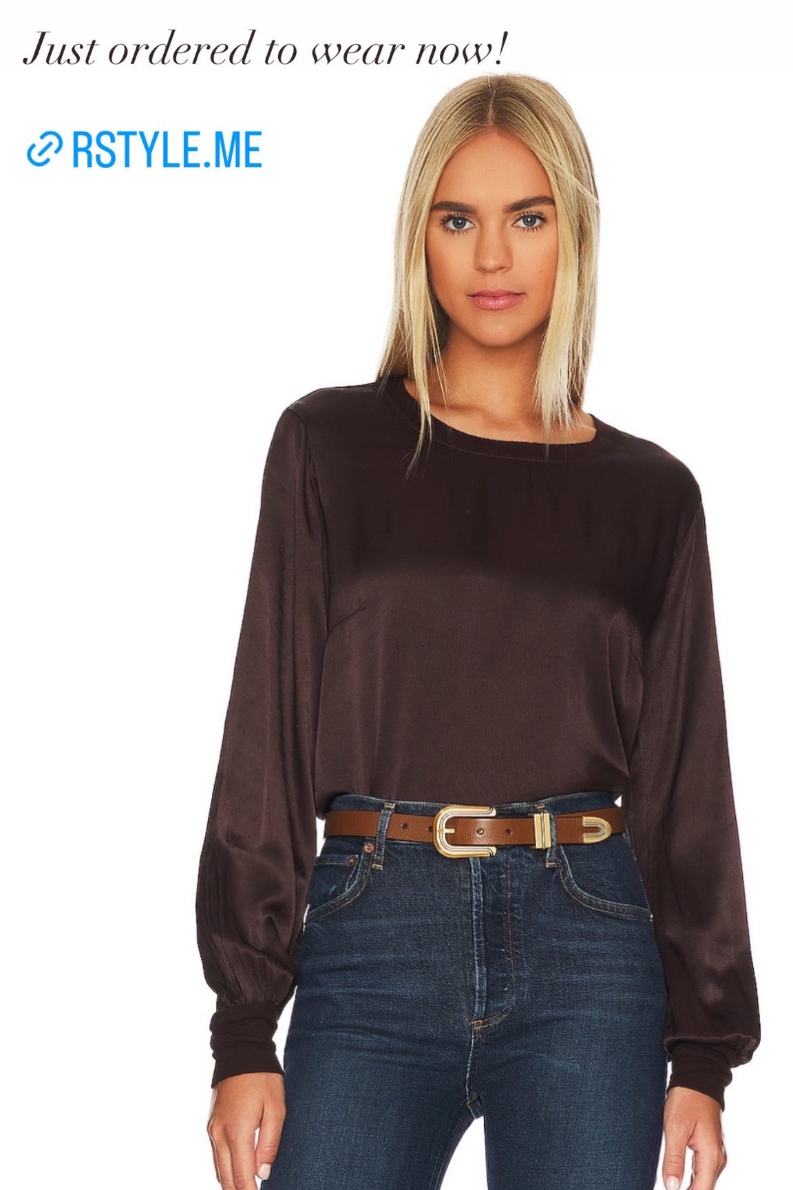 Just ordered this dark brown blouse to wear with jeans or black pants! 

#LTKHoliday #LTKSeasonal #LTKunder100