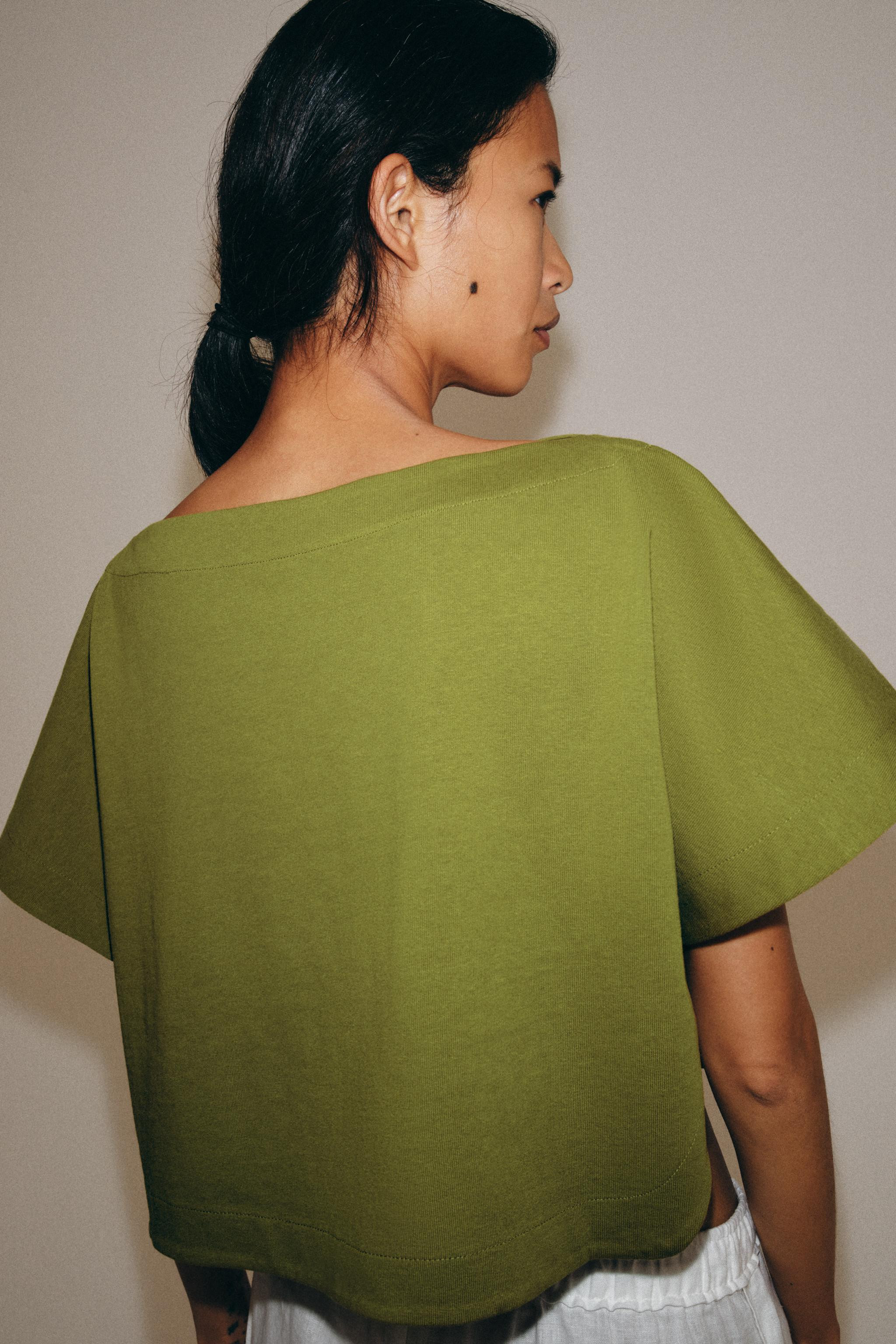 CAPE EFFECT CROP TOP | Zara US