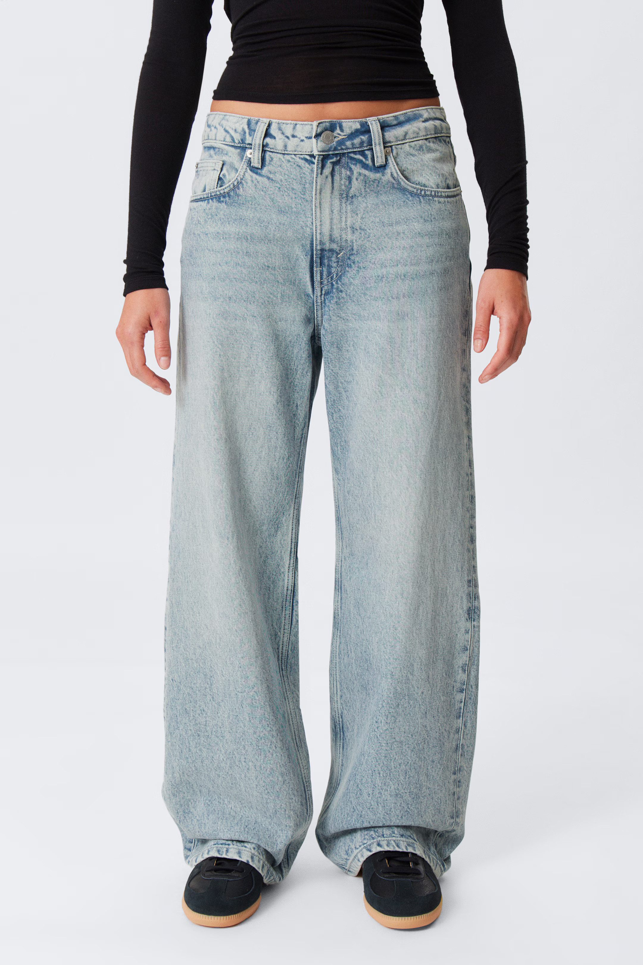 Missy Low Rise Loose Straight Leg Jeans | H&M (FR, IT, ES, PT, BE)