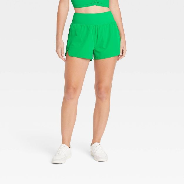 Women's Mid-Rise Woven Run Shorts 2.5" - JoyLab™ | Target