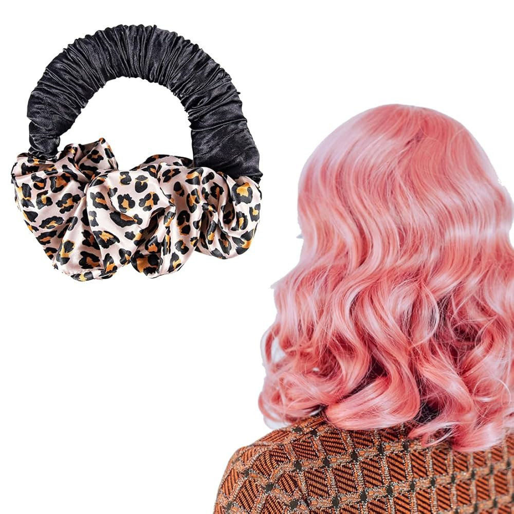 Women Heatless Curling Silk Scrunchies No Heat Curls for Long Hair tie Hair Curling Rod Headband ... | Amazon (US)