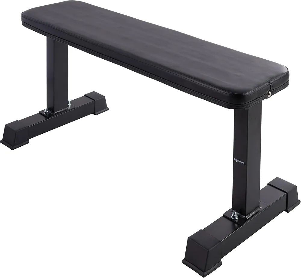 Amazon Basics Flat Weight Bench, Black | Amazon (US)