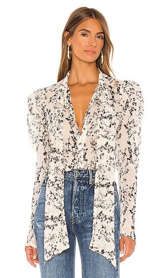 Allison Floral Top in Dainty Floral | Revolve Clothing (Global)