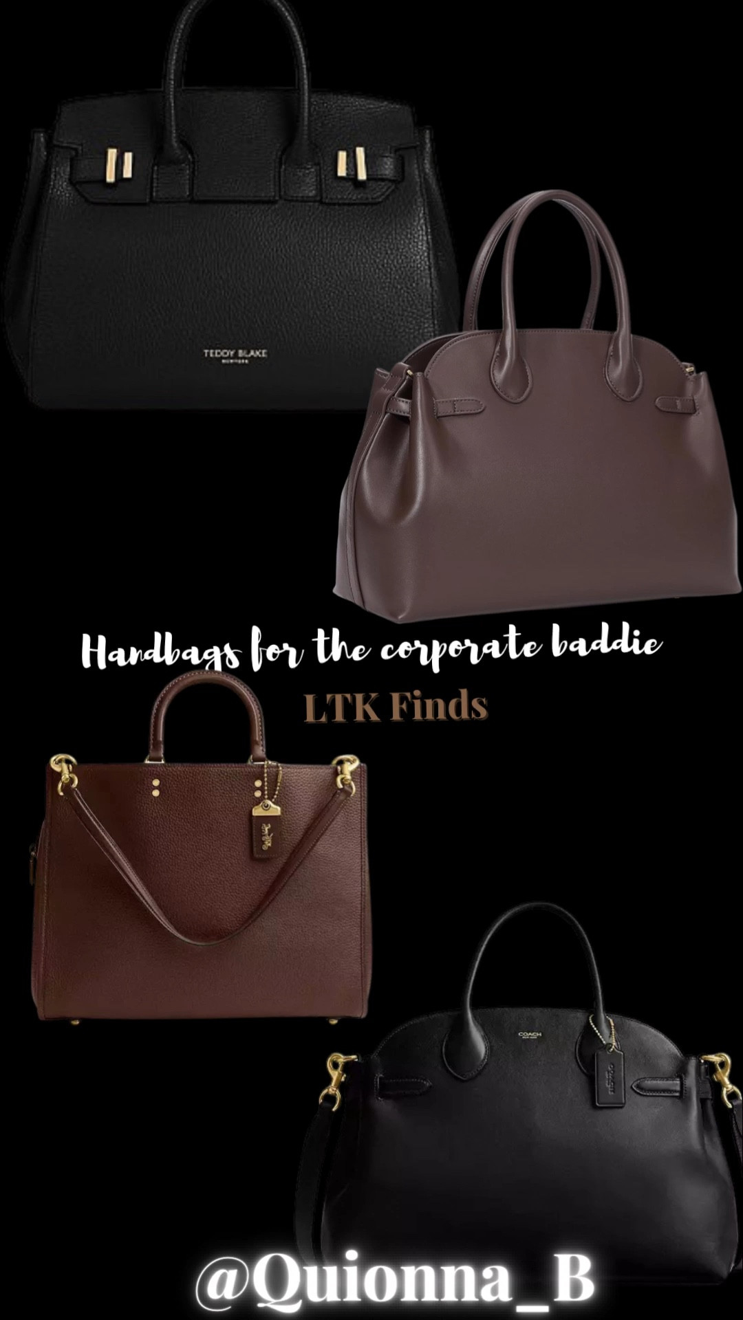 Get rid of that laptop bag and grab a stylish tote ! #handbaglovers #corporatebags #corporatebaddie #coach #teddyblake #totebags #laptopbag #purse #carryall #tote #neverfull

#LTKStyleTip #LTKGiftGuide #LTKItBag