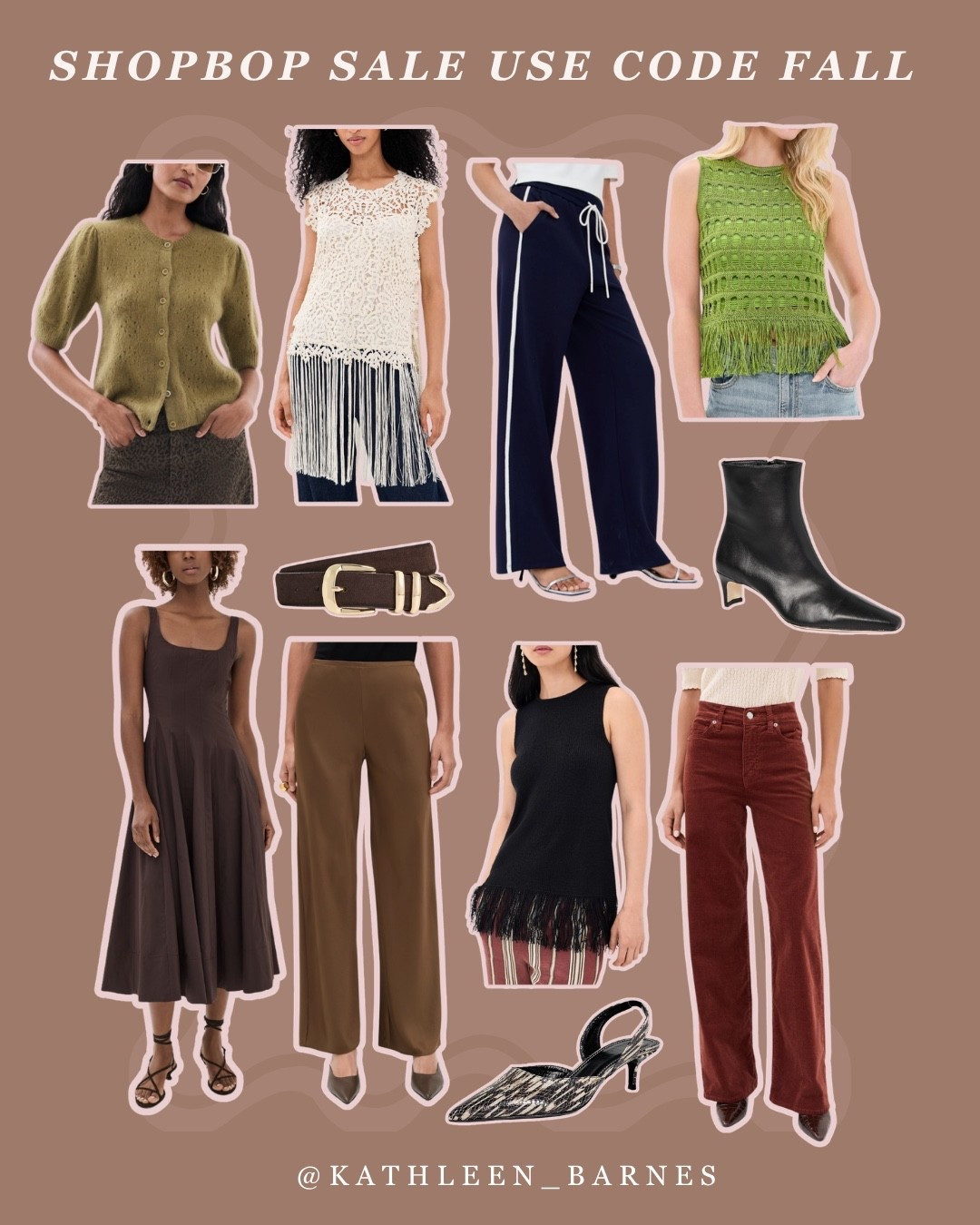 A few Shopbop picks — sale happening now! Unique tops, staple closet pieces, fall pants, dresses, etc

#LTKSaleAlert