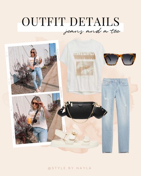 Simple casual outfit - oversized graphic tee (M), 90s style straight leg jeans (10), chunky white sandals (go up half a size)

Everyday fashion, simple outfits, midsize style


#LTKshoecrush #LTKSeasonal #LTKstyletip