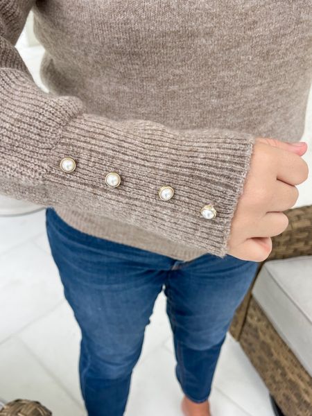 I’m loving my two latest fall fashion finds I found on @walmart! 🍂 This cozy soft mock neck sweater is such a great look for fall. The pearl button cuffs are the cutest addition and it comes in multiple fall colors. I’m wearing my favorite under $18 jeans and the cutest woven slides (I sized up in these based upon reviews - everything else fits true to size). The cutest additions to your fall wardrobe!

#walmartfashion @walmartfashion fall outfit ideas, work outfit ideas, #ltkover40 #ltkmidsize #ltkfindsunder50 #ltkfindsunder100 #ltkstyletip #ltksalealert #ltkseasonal #ltkshoecrush #ltkworkwear

#LTKover40 #LTKSeasonal #LTKfindsunder50