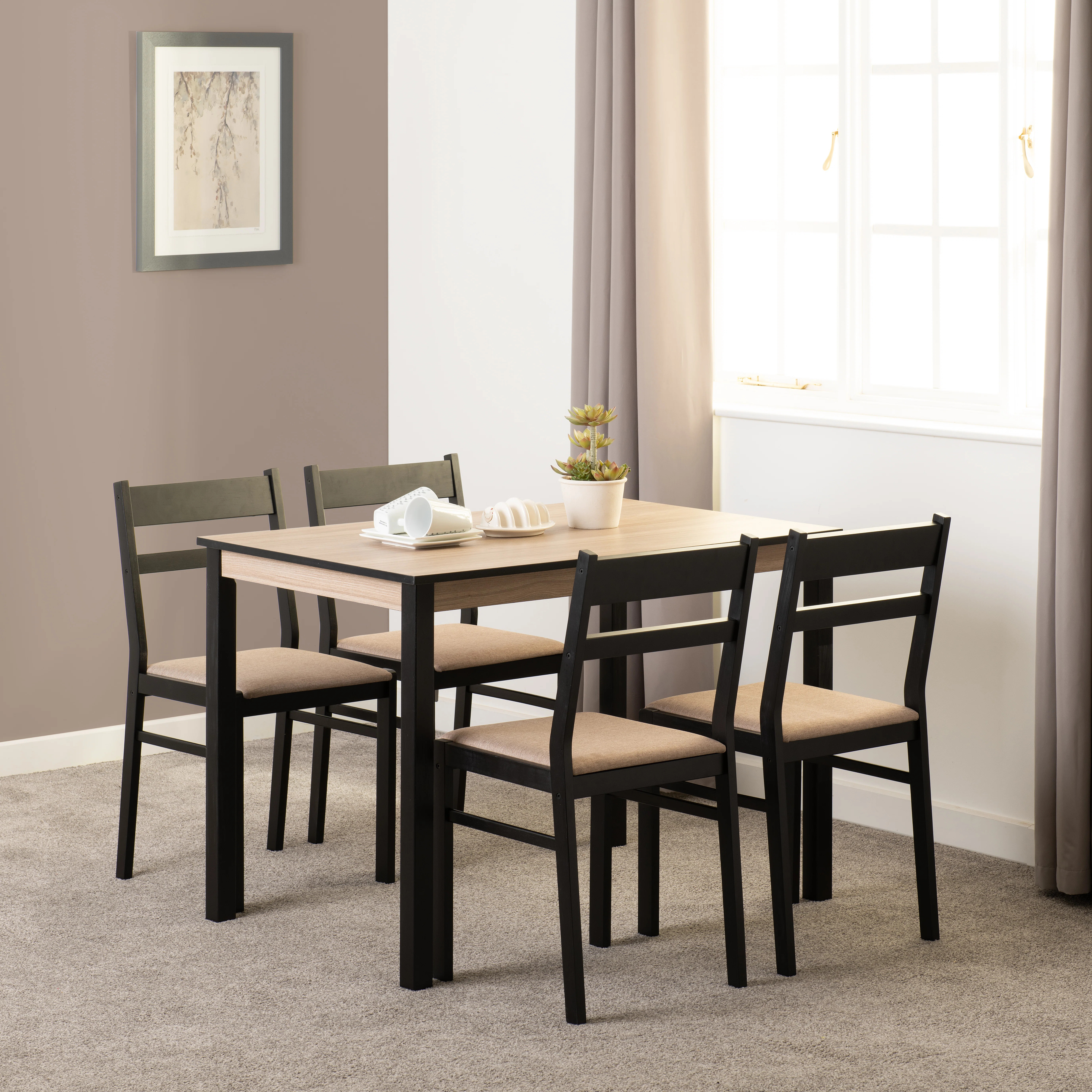Banham 4 - Person Dining Set | Wayfair UK