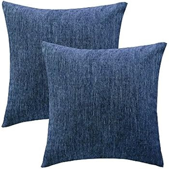 HWY 50 Cotton Linen Soft Comfortable Soild Decorative Throw Pillows Covers Set Cushion Cases for ... | Amazon (US)