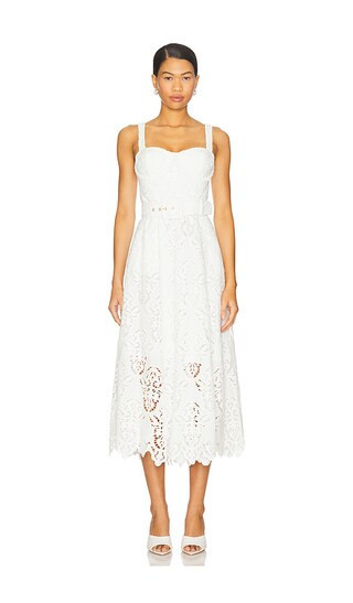Cara Cara Calypso Dress in White. - size 10 | Revolve Clothing (Global)