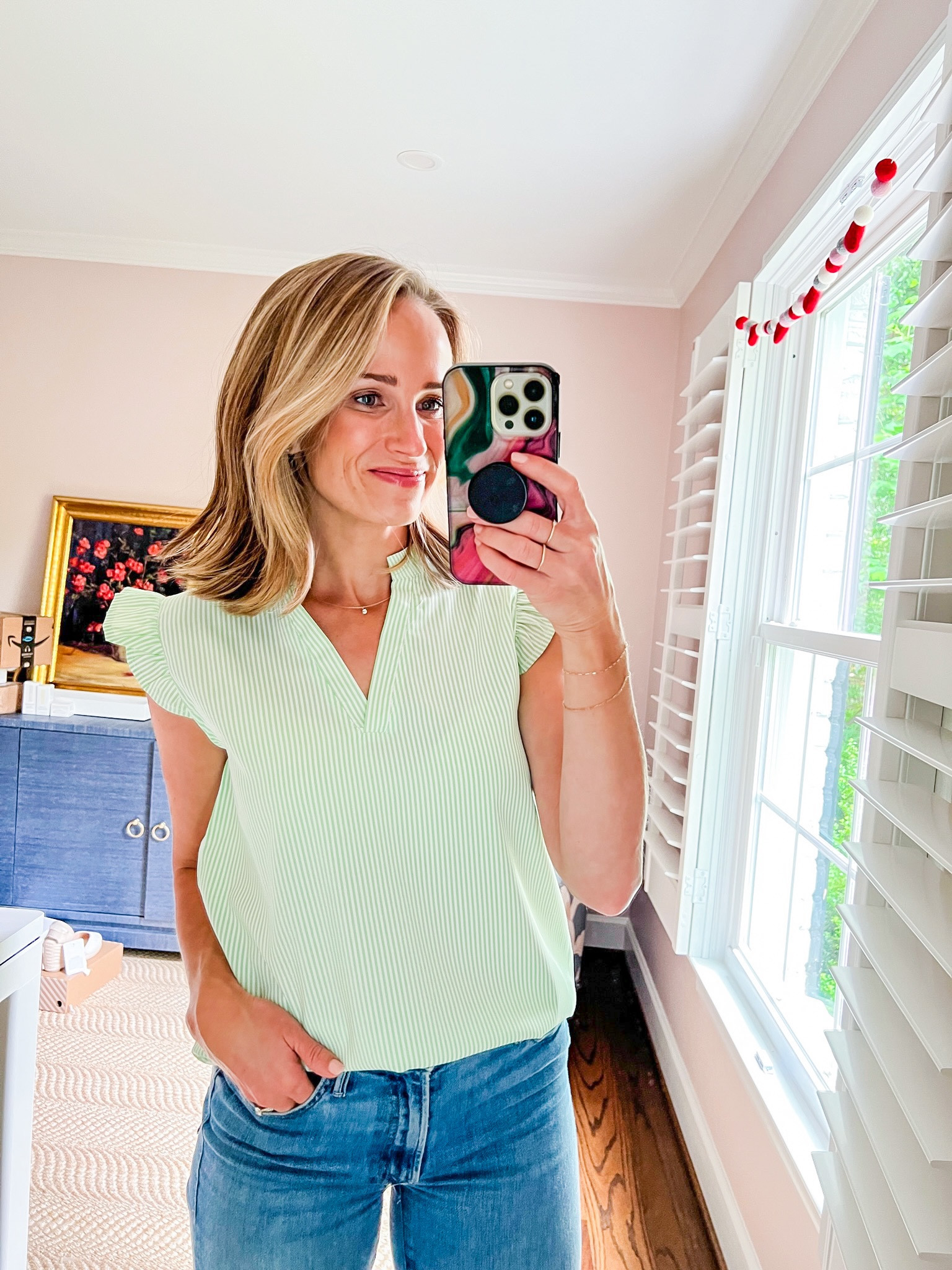 This striped blouse is from Amazon! Such a good find.

#LTKFind#LTKunder50#LTKSeasonal