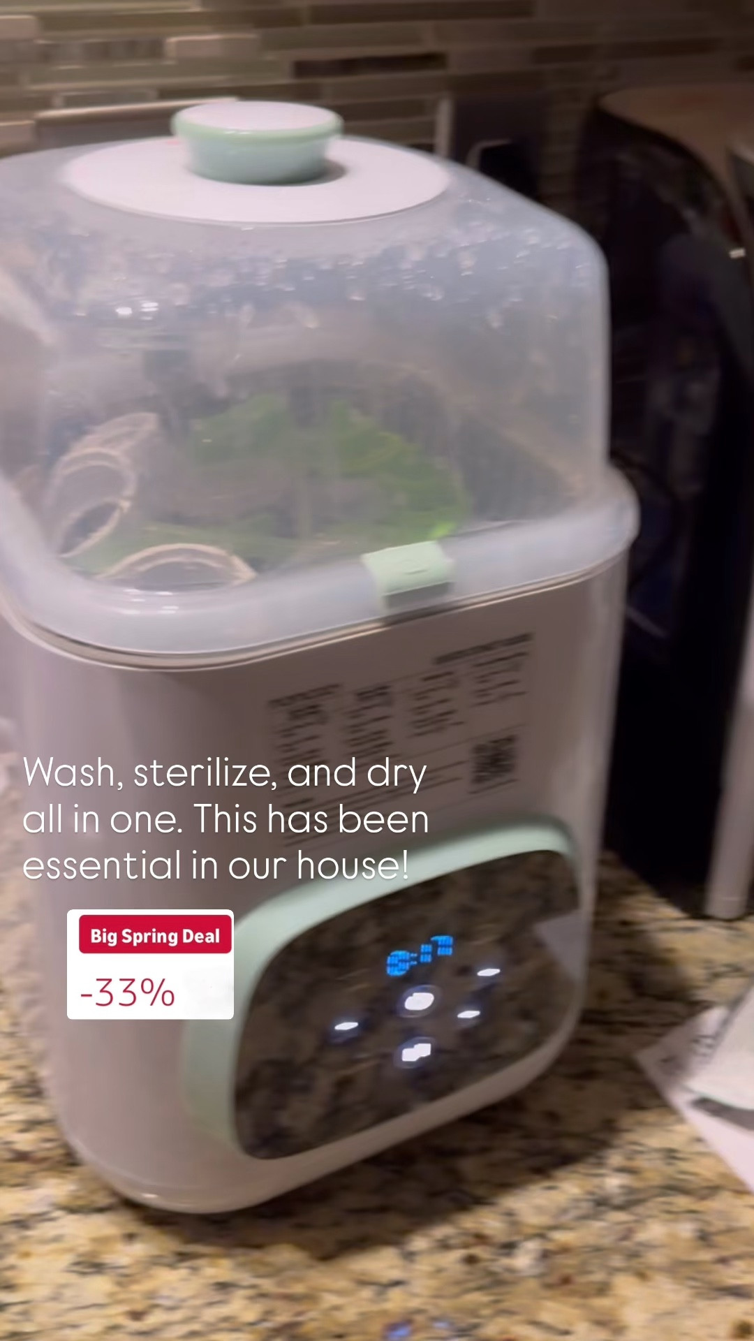 All in one baby bottle washer, sterilizer, and dryer! Wash bottles, pacifiers, breast pump parts, etc.

Baby shower gift
Baby must have
New mom



#LTKSaleAlert #LTKBaby #LTKmomlife