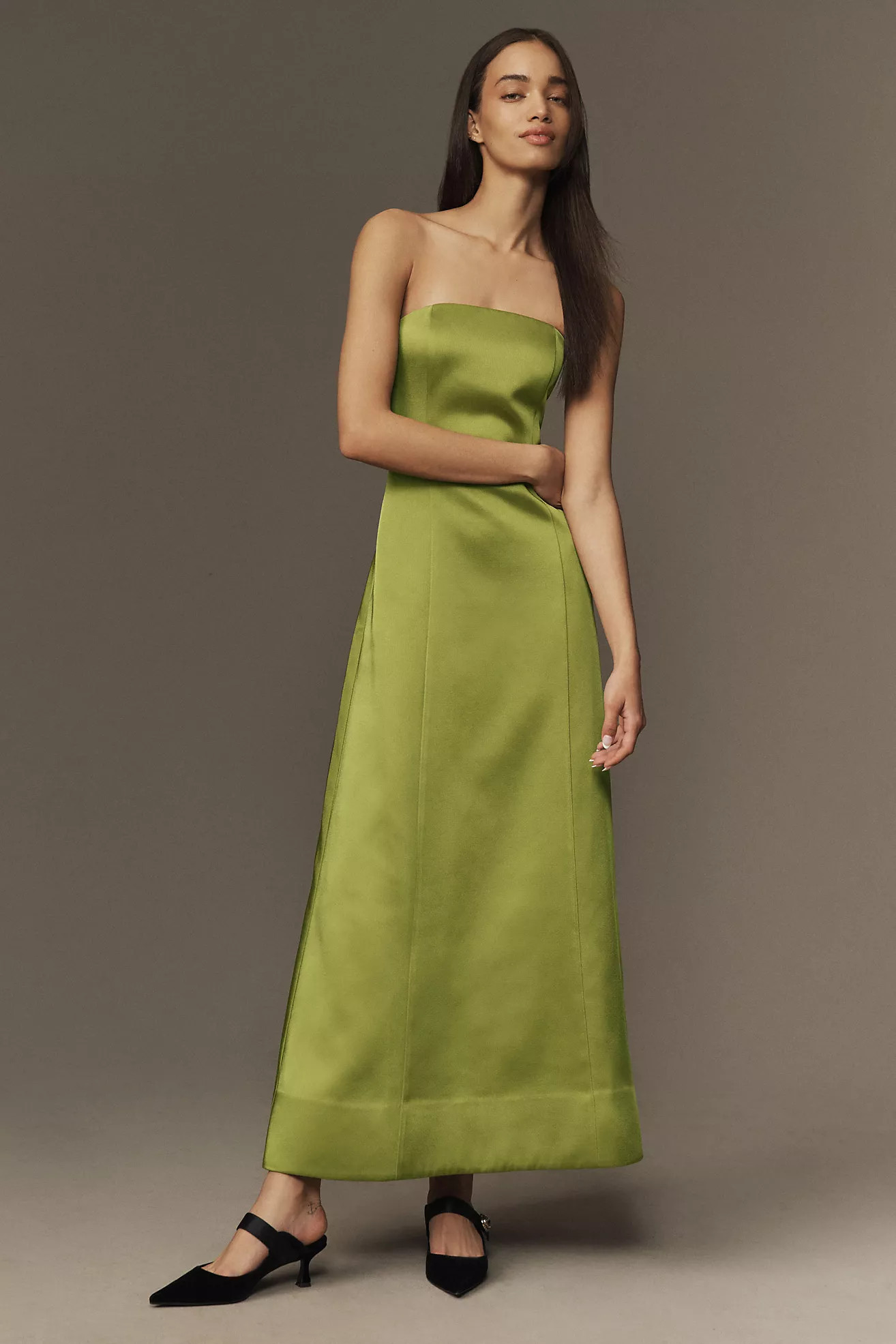 Mare Mare Piper Strapless Fit & Flare Maxi Dress | Anthropologie (US)