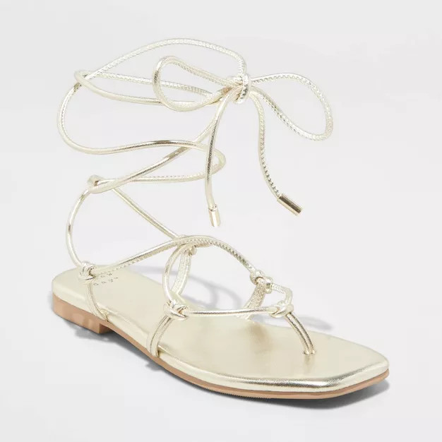 Women's Melrose Lace-Up Sandals - A New Day™ | Target