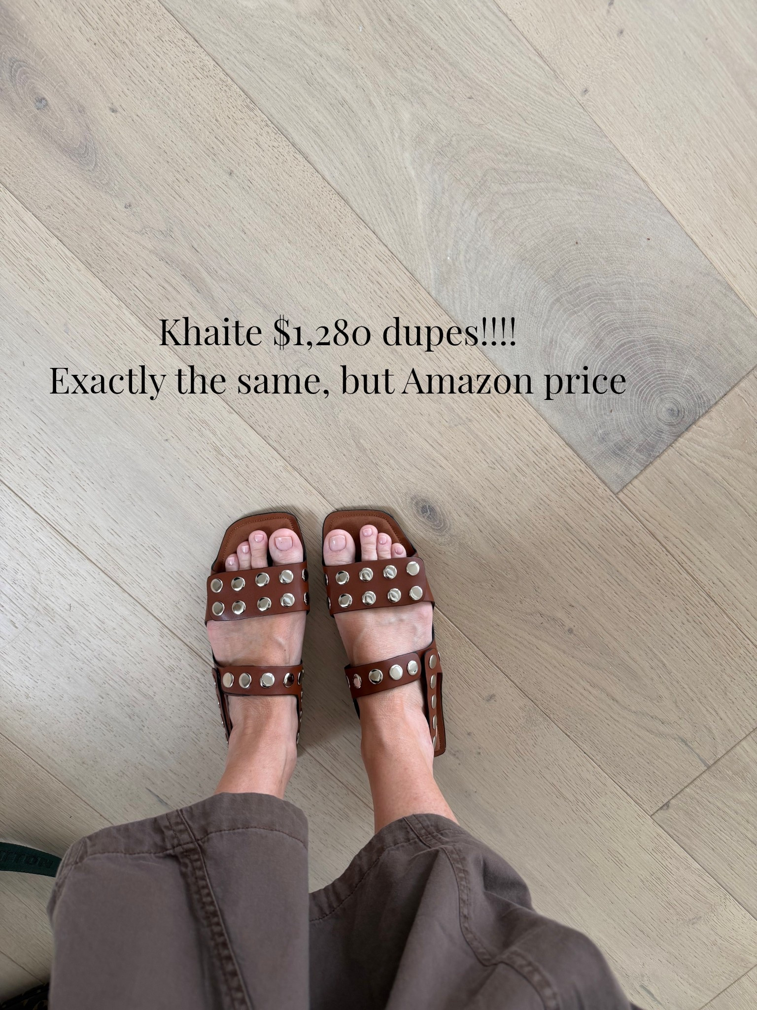 Cannot believe I found an amazing pair of dupes for the Khaite sandals I wanted! Theirs are $1,280 and these $50!!! #amazon #amazonfind #summer #shoes 

#LTKOver40 #LTKSeasonal #LTKgrwm