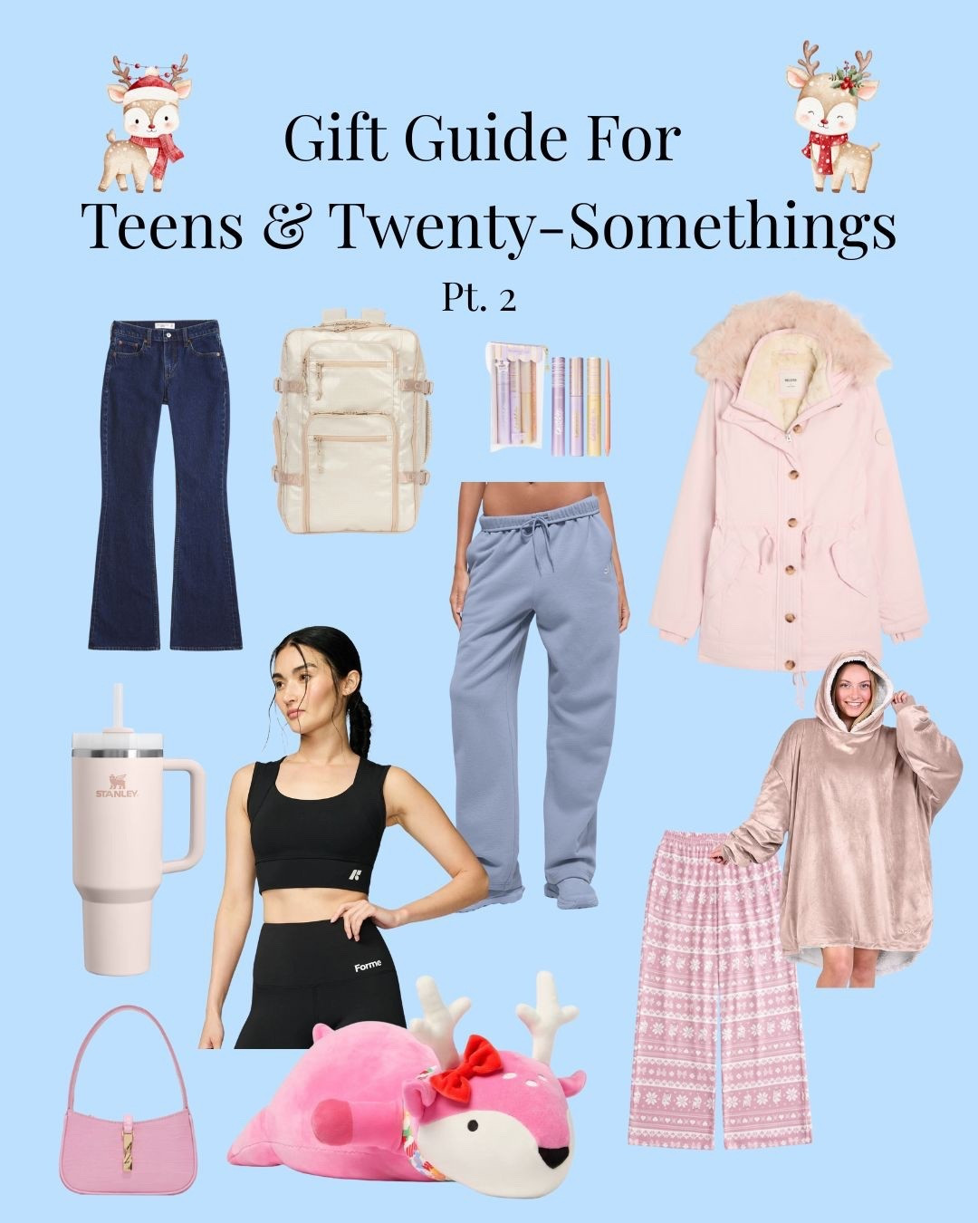 pt. 2 of my gift guide for girlies in their teens and 20s is here!! including the viral forme bra (worn by taylor swift!)! ALSO!  calpak is having a sale up to 60% off so now is the time! all linked here 🎄 

#LTKHoliday #LTKCyberWeek #LTKGiftGuide