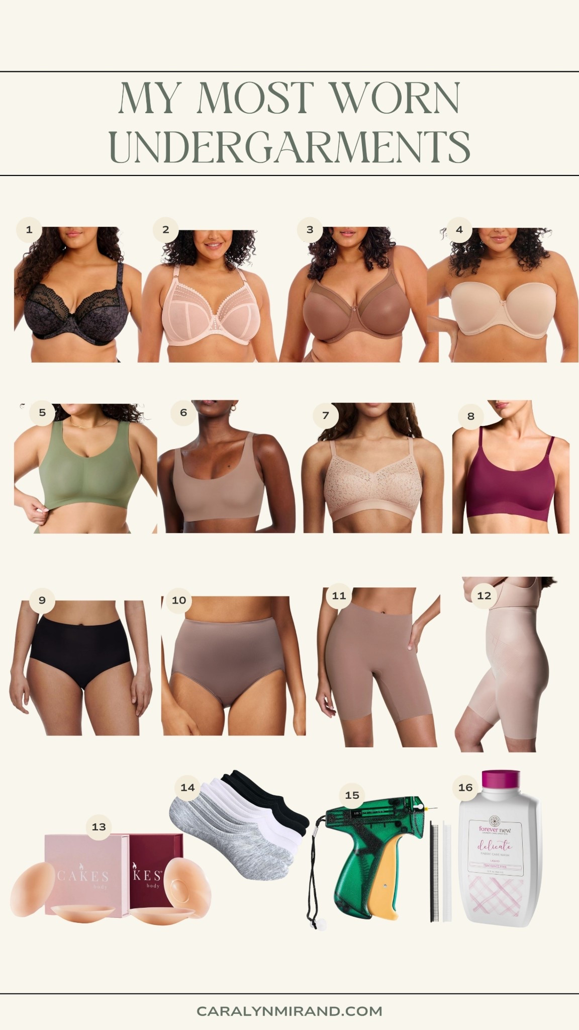 My most worn undergarments & the unsung fashion heroes! 

#LTKMidsize #LTKStyleTip #LTKBeauty