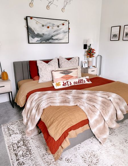Swapped in our fall bedding for the season! Love these warmer tones! 

#target #studiomcgee #threshold #fall #autumn #autumndecor #falldecor #fallbedding #autumnbedding 

#LTKFind #LTKhome #LTKSeasonal
